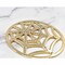 Gold Webbed Rhinestone Buckle Shiny DIY Dress Costume Accessory 4 inch